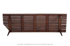 George Nelson Mid Century Slat Bench Coffee Table George Nelson Style - 3896237