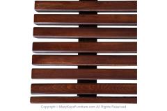 George Nelson Mid Century Slat Bench Coffee Table George Nelson Style - 3896239