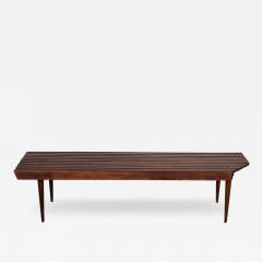 George Nelson Mid Century Slat Bench Coffee Table George Nelson Style - 3900602