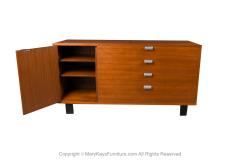 George Nelson Mid century George Nelson Herman Miller Walnut Dresser Credenza - 3144894