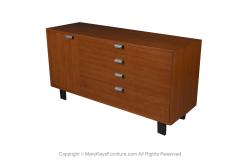 George Nelson Mid century George Nelson Herman Miller Walnut Dresser Credenza - 3144899