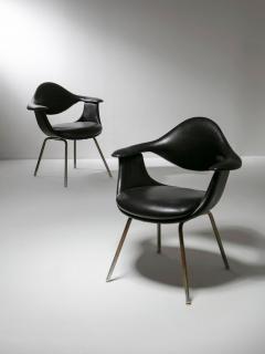 George Nelson Pair of DAF Armchairs by George Nelson for ICF - 4727085