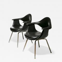 George Nelson Pair of DAF Armchairs by George Nelson for ICF - 4796049