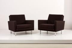 George Nelson Pair of George Nelson 5681 Loose Cushion Group Lounge Chairs US 1960s - 2268312