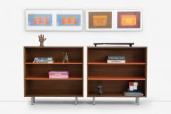 George Nelson Pair of George Nelson Bookcases for Herman Miller in Walnut 1950 - 4122409