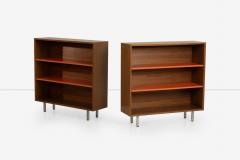 George Nelson Pair of George Nelson Bookcases for Herman Miller in Walnut 1950 - 4122412
