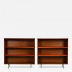 George Nelson Pair of George Nelson Bookcases for Herman Miller in Walnut 1950 - 4122433
