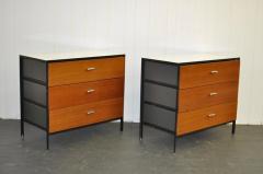 George Nelson Pair of George Nelson Steel Frame Dressers - 355018