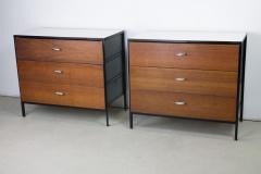 George Nelson Pair of Steel Frame Dressers by George Nelson for Herman Miller - 321783