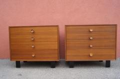 George Nelson Pair of Walnut Dressers Model 4606 by George Nelson for Herman Miller - 503076