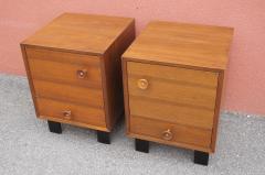 George Nelson Pair of Walnut Nightstands Model 4617 by George Nelson for Herman Miller - 503131