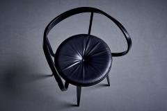 George Nelson Set of 6 Black Pretzel Chairs by George Nelson for ICF - 3898184