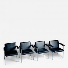 George Nelson Set of Four Paddle Armchairs by George Nelson for Herman Miller - 4701127