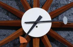 George Nelson Vintage George Nelson Model 2202 Sunburst Clock for Howard Miller - 4452759