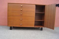 George Nelson Walnut Dresser Cabinet Model 4935 by George Nelson for Herman Miller - 508176