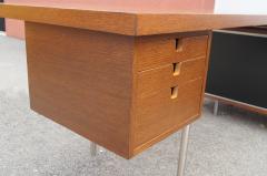 George Nelson Walnut EOG Desk with Storage Unit by George Nelson for Herman Miller - 398640