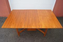 George Nelson Walnut Gate Leg Dining Table Model 4656 by George Nelson for Herman Miller - 2380501