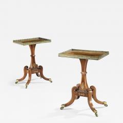 George Oakley Pair of Pure Regency Rosewood Occassional Side Tables - 1145710