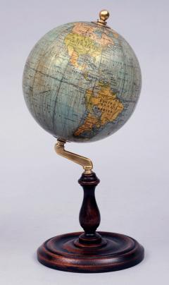 George Philip Antique English Philips Globe on Stand Circa 19202 - 1614888