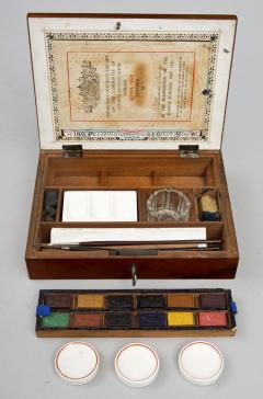 George Rowney Co Victorian Artists Paint Box - 1660502