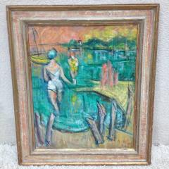 George Schwacha George Schwacha New Jersey Bathers Painting - 98437