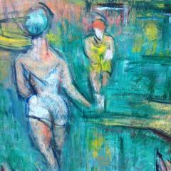 George Schwacha George Schwacha New Jersey Bathers Painting - 98439