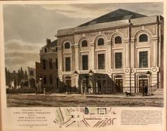 George Sidney Shepherd View of The Surrey Theatre London 1814 Copper Plate Engraving - 3529876