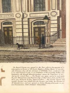 George Sidney Shepherd View of The Surrey Theatre London 1814 Copper Plate Engraving - 3529883