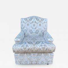 George Smith George Smith Fully Upholstered Club Chair W Ikat Silk Velvet - 2667466