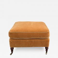 George Smith George Smith Mohair Ottoman Foot Stool - 3629772