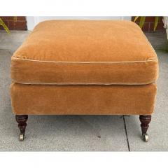 George Smith George Smith Sienna Mohair Ottoman Foot Stool - 3697279