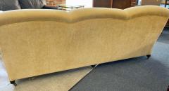 George Smith George Smith Signature Scroll Arm Yellow Chenille Sofa - 2483478