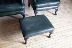 George Smith Pair of George Smith Style Leather Armchairs - 4581343