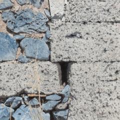 George Tzannes Ancient Wall with Stone filled Window 1997 - 3814773