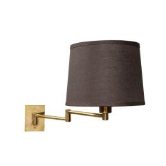 George W Hansen Pair of Mid Century Articulating Wall Sconces by George Hansen for Metalarte - 3352354