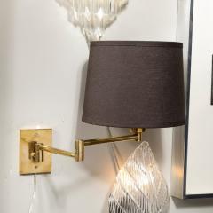 George W Hansen Pair of Mid Century Articulating Wall Sconces by George Hansen for Metalarte - 3352422