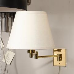 George W Hansen Pair of Mid Century Articulating Wall Sconces by George Hansen for Metarlarte - 4163512