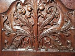 George Washington Jack George Jack Morris Co attr Arts Crafts oak carved library table double desk - 4191783