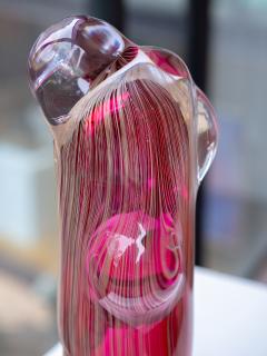 George William Bell Self Generating Form in Ruby and White I - 4815265
