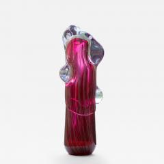 George William Bell Self Generating Form in Ruby and White I - 4817674