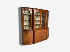 George lll Mahogany Large Breakfront or Bookcase England 18th Century - 4164675