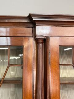 George lll Mahogany Large Breakfront or Bookcase England 18th Century - 4164682