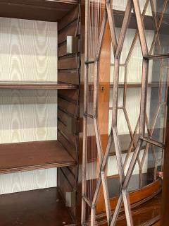 George lll Mahogany Large Breakfront or Bookcase England 18th Century - 4164684