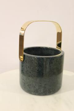 Georges Briard Georges Briard Marble And Brass Ice Bucket - 956732
