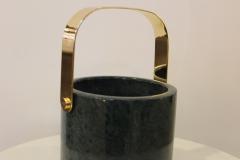 Georges Briard Georges Briard Marble And Brass Ice Bucket - 956739