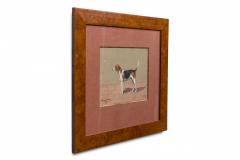 Georges Busson Art Deco Beagle Watercolor 1 - 3185160