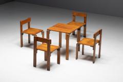 Georges Candilis Dining Chairs by Georges Candilis Anja Blomstedt for Sentou 1968 France - 4606681