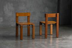 Georges Candilis Dining Chairs by Georges Candilis Anja Blomstedt for Sentou 1968 France - 4606685