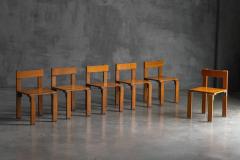 Georges Candilis Dining Chairs by Georges Candilis Anja Blomstedt for Sentou 1968 France - 4606690
