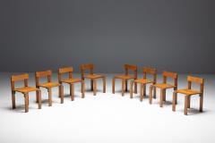 Georges Candilis Dining Chairs by Georges Candilis Anja Blomstedt for Sentou 1968 France - 4606740